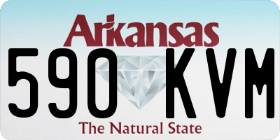 AR license plate 590KVM