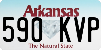 AR license plate 590KVP
