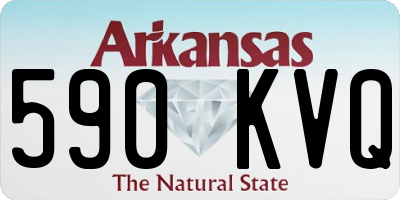 AR license plate 590KVQ