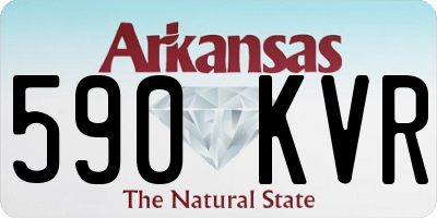 AR license plate 590KVR