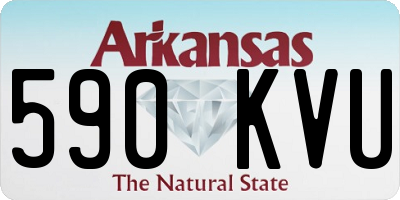 AR license plate 590KVU