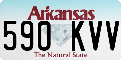 AR license plate 590KVV