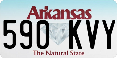 AR license plate 590KVY