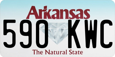 AR license plate 590KWC