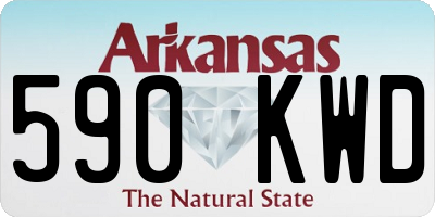 AR license plate 590KWD