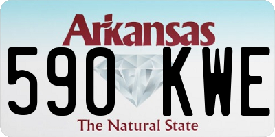 AR license plate 590KWE