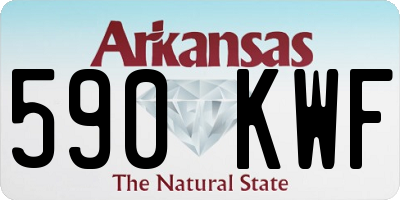 AR license plate 590KWF