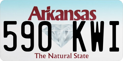AR license plate 590KWI