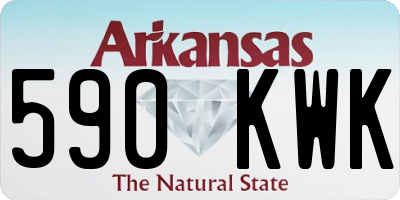 AR license plate 590KWK
