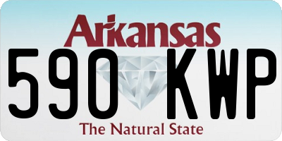 AR license plate 590KWP