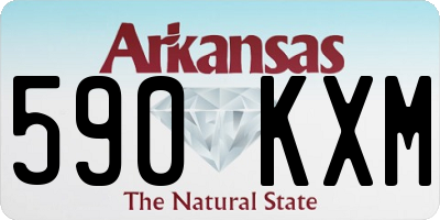 AR license plate 590KXM