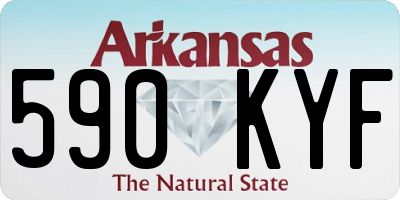 AR license plate 590KYF