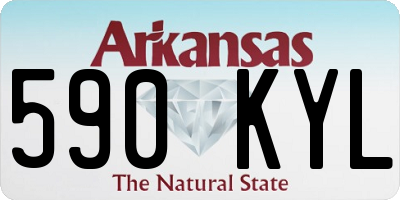 AR license plate 590KYL