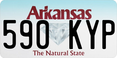 AR license plate 590KYP