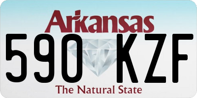 AR license plate 590KZF