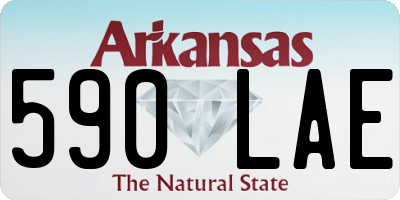 AR license plate 590LAE
