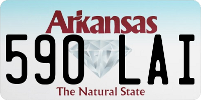 AR license plate 590LAI