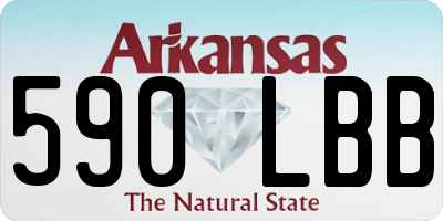AR license plate 590LBB