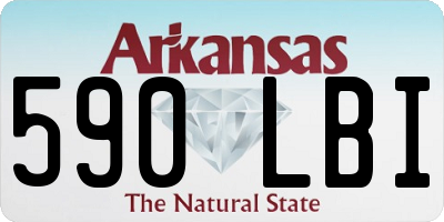 AR license plate 590LBI