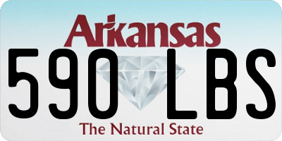 AR license plate 590LBS