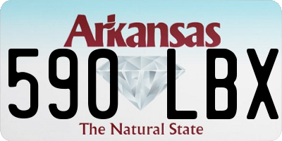 AR license plate 590LBX