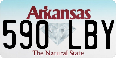 AR license plate 590LBY
