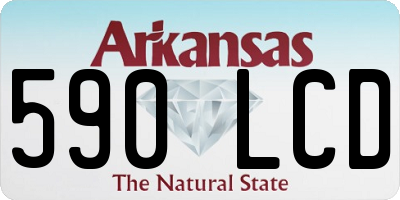 AR license plate 590LCD