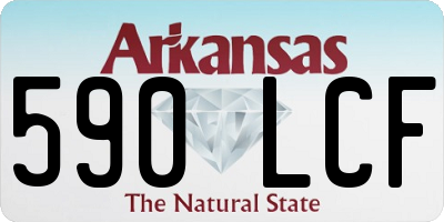 AR license plate 590LCF