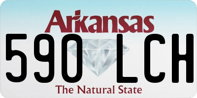AR license plate 590LCH