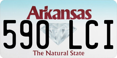 AR license plate 590LCI