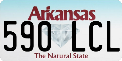 AR license plate 590LCL