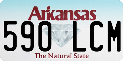 AR license plate 590LCM