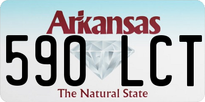 AR license plate 590LCT