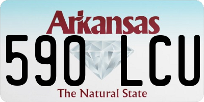 AR license plate 590LCU