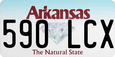 AR license plate 590LCX