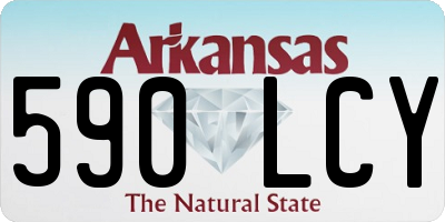 AR license plate 590LCY