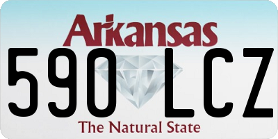 AR license plate 590LCZ