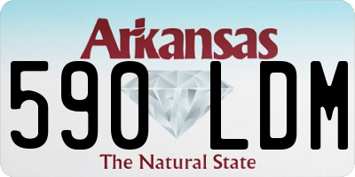 AR license plate 590LDM
