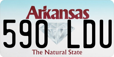AR license plate 590LDU