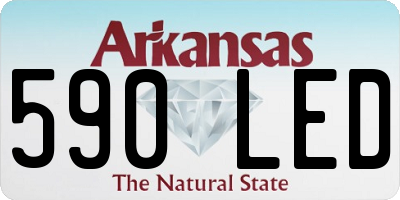 AR license plate 590LED