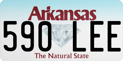 AR license plate 590LEE