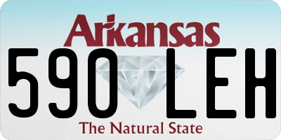 AR license plate 590LEH