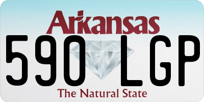 AR license plate 590LGP