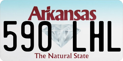 AR license plate 590LHL