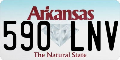 AR license plate 590LNV