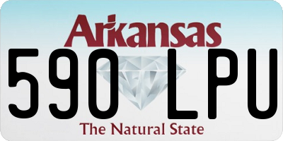 AR license plate 590LPU