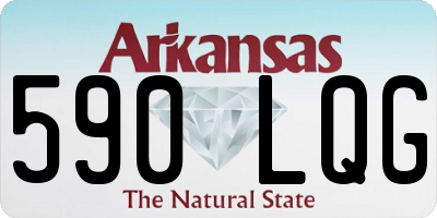 AR license plate 590LQG