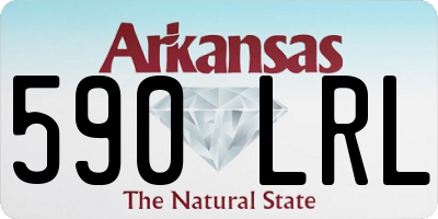 AR license plate 590LRL