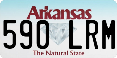 AR license plate 590LRM
