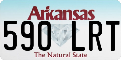 AR license plate 590LRT